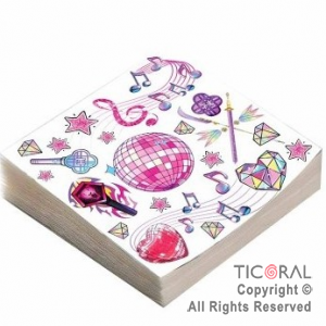 MAGIC K POP SERVILLETA PREMIUM x 20